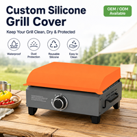 Couverture de plaque de cuisson carrée en silicone résistante à la chaleur, tapis de protection antidérapant réutilisable pour les tâches de restauration commerciale, OEM mondial