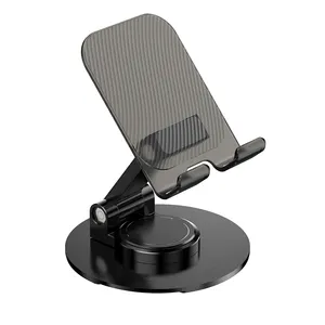 Free Sample Cell Phone Metal Holder Stand 360 Rotate 2024 New Style Mobile Phone Holders For Table