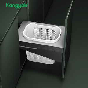 Panier <span class=keywords><strong>à</strong></span> <span class=keywords><strong>linge</strong></span> <span class=keywords><strong>sale</strong></span> amovible Kangyale pour armoire, panier de rangement pour vêtements sales - Product Image 4