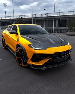 Kit carrosserie personnalisé pour Lamborghini <span class=keywords><strong>URUS</strong></span> <span class=keywords><strong>S</strong></span>, kit de style LD modifié, fibre de carbone, lèvre avant, capots, diffuseur arrière, aileron arrière - Product Image 2