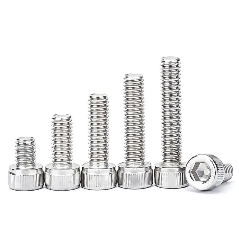 Hexagon Screws M6 35mm Stainless Steel Bolts Hexagon Socket Head Cap Screws With Oxidised Hexagon Head