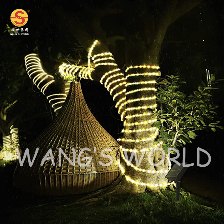 LED Solar Rope Light Outdoor Festival Holiday Tree Decoration Garden Rope Light · image 3