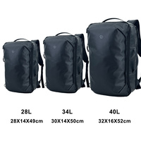 Sac à dos de voyage extérieur léger et imperméable 28L/34L/40L avec fermeture éclair pour unisexe - Haute qualité, vente en gros