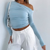 Blusas elegantes de manga larga para mujer, blusas de Primavera de estilo francés, blusas de ropa para mujer