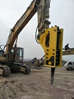 Martillo Hidráulico Gigante RIBETTER para Excavadoras de 0.8-55t, Repuestos de 500kg