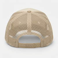 Casquette de baseball de haute qualité à 5 panneaux avec logo brodé en relief 3D, maille unie, personnalisable, pour l'extérieur, style camionneur