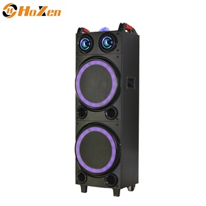 Haut-parleurs de fête à LED, Double enceinte de 12 pouces, tenue karaoké PA, chariot, portable avec affichage LED - Product Image 4