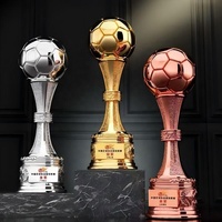 Trophée de football en résine gravé au laser personnalisé, écologique et luxueux, pour souvenirs sportifs