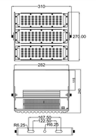 Projecteur paysager super lumineux RVB 150W extérieur avec télécommande pour discothèque, bar, équipement de divertissement