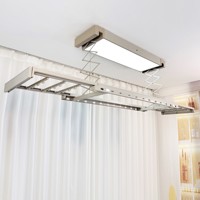 Многофункциональная потолочная сушилка для одежды с LED-подсветкой и управлением через приложение, с двигателем постоянного тока, от производителя, профессионального класса