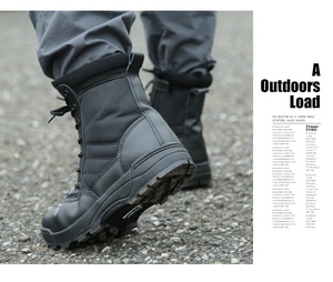 Chaussures de sport de désert pour hommes, imperméables, résistantes à l'usure, en caoutchouc, pour la randonnée, l'entraînement en plein air, le combat, l'escalade, les bottes tactiques - Product Image 6