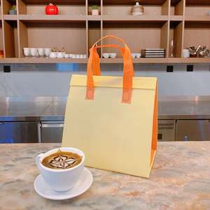 Sac isotherme imperméable pour enfants, en tissu thermique, pour le déjeuner, les pique-niques, résistant à la chaleur, logo personnalisable, courses, épicerie - Product Image 2