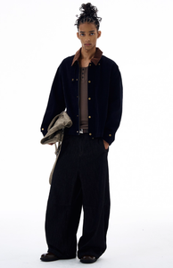 Veste en jean floquée de style grange vintage d'automne avec décoration de bouton américain manteau d'hiver de lavage en détresse respirant <span class=keywords><strong>YuYuan</strong></span> - Product Image 2