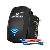 Interruptor basculante de control Starlink de 12V 20A serie L con LED dual ON-OFF de 5 pines, impermeable, para coche, RV, marina, CE ROHS, venta al por mayor
