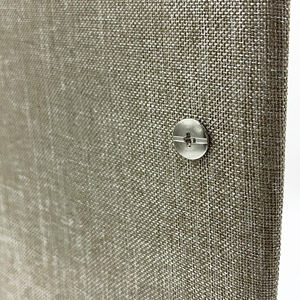 Cubierta de Menú Personalizada con Logotipo en Tela, Formato A4, con Tapa de Lino y Fijación Exterior con Tornillos, para Menú de Restaurante - Product Image 5