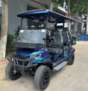 2025 nuevo diseño <span class=keywords><strong>precio</strong></span> de fábrica lujo Popular moderno 6 personas carrito de golf eléctrico 6 plazas para campo de golf - Product Image 4
