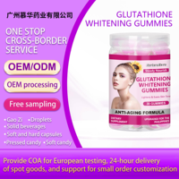 Gummies blanchissantes au glutathion saveur pêche pour adultes, export transfrontalier, fabrication OEM disponible, directement de l'usine, personnalisables Teyi