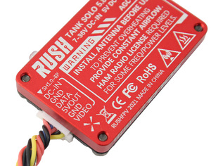 RUSHFPV RUSH ถัง SOLO 1.6W 2.5W VTX 5.8G 48CH PitMode <span class=keywords><strong>ไมโครโฟน</strong></span>ในตัว CNC เปลือก 2-6S สําหรับ FPV ยาวช่วง DIY อะไหล่ - Product Image 4
