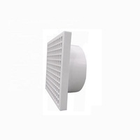 Grille carrée en plastique fixe de 100 à 200 mm pour ventilateurs axiaux à flux axial, à des fins de ventilation