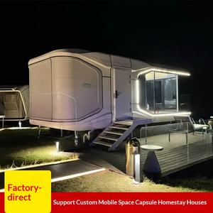 Capsule spatiale commerciale de réception, grande, intégrée et assemblée, avec terrasse extérieure, pour hébergement et restauration rapide (B&B) - Product Image 1