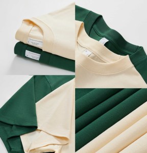 Vente en gros de t-shirts promotionnels personnalisés de haute qualité pour hommes et femmes, 100% coton pur 240g, manches courtes, coupe ample - Product Image 4