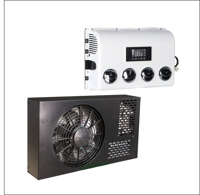 12v 24v DC Portable Car Electric Parking Mini Air Conditioner with 2300W Cooling Capacity 850W Power for Truck Sleeper Van RV