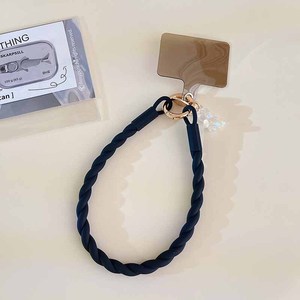 女性の女の子のためのルミナスベアユニバーサルかわいい電話キーチェーンリストストラップ付きの新しいColoful携帯電話チャームロープショートストラップ - Product Image 5