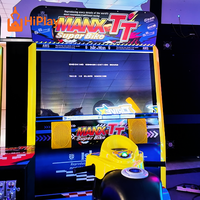 Machine de jeu d'arcade de course de moto de luxe pour 2 joueurs, simulateur de moto, équipement de divertissement à monnayeur pour centre commercial