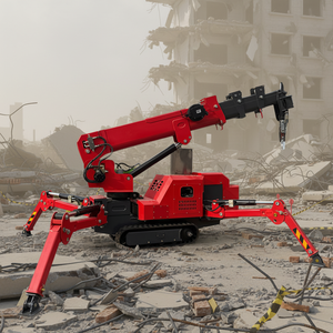 Mini-grue <span class=keywords><strong>araignée</strong></span> électrique diesel portable tout-terrain sur chenilles avec affichage du couple - Product Image 1