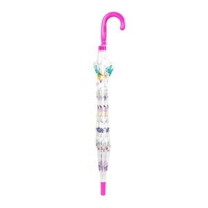 Adorable parapluie transparent en PVC et POE pour enfants, avec impression <span class=keywords><strong>de</strong></span> dessins animés personnalisés - Product Image 3