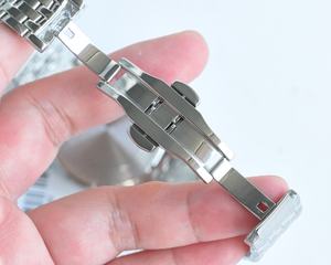 Reloj mecánico automático de lujo, estilo empresarial formal, con bisel de acero inoxidable y manecillas, modelo con pantalla, muy popular. - Product Image 4