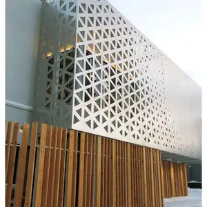 Prima Edelstahl Waben platte Aluminium Deckenplatte Außen dekorative Wand verkleidung Vorhang fassade