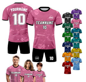 Camiseta de Fútbol Personalizada para Hombre, Mujer, Niño, Uniforme de Equipo, Camiseta Personalizada con Nombre de Equipo y Logotipo N-F00 - Product Image 2