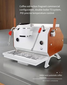 Machine à café expresso industrielle <span class=keywords><strong>italienne</strong></span> intelligente <span class=keywords><strong>haut</strong></span> <span class=keywords><strong>de</strong></span> <span class=keywords><strong>gamme</strong></span> commerciale à double chaudière pour les débutants en Latte Art - Product Image 5