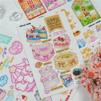 Hercter – Commande d'essai à faible MOQ, fabricant direct, 100 autocollants Washi Kawaii pour la création de cartes artisanales