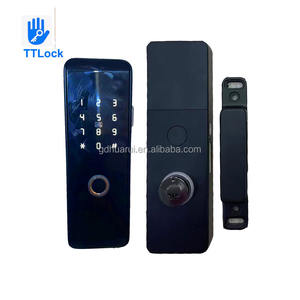 חכם רים מנעול app WIFI invisible IP65 עמיד למים חיצוני טביעות אצבע מתכת שער נעילת מקשי כרטיס דלת מנעול - Product Image 1