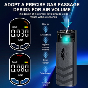 Appareil d'analyse d'<span class=keywords><strong>alcool</strong></span>émie haute précision MR505 S+ pour la <span class=keywords><strong>mesure</strong></span> de l'<span class=keywords><strong>alcool</strong></span>émie à domicile la nuit - Product Image 4