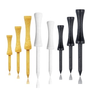 แท่นวางลูกกอล์ฟแบบขั้นบันไดทำจากไม้ไผ่ธรรมชาติขนาดต่างๆ - Product Image 4