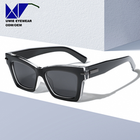 Lunettes de soleil œil de chat personnalisées OEM TR90 UV400 polarisées pour adultes unisexes, taille 53-20-143, fournisseur direct d'usine