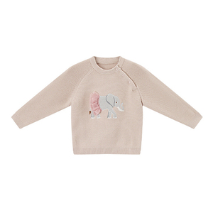 Suéter de Punto con Bordado 3D Personalizable para Bebés y Niños Pequeños, Novedad de Otoño, Suéter Abrigado para Bebés - Product Image 4