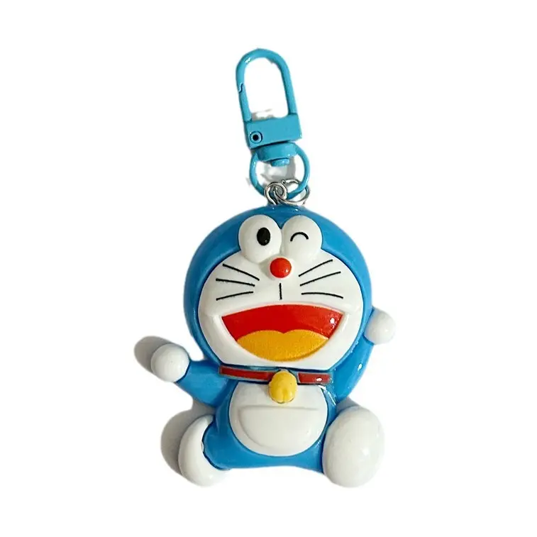 2024 new products Machine Cat Keychain Cartoon Cute Blue Book Bag Pendant Doraemon Accessories resin pendant