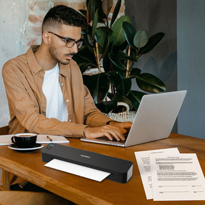 P832 không Dây máy in di động mini inkless chuyển 300DPI Máy in giấy tự động hút mini xách tay A4 máy in - Product Image 4