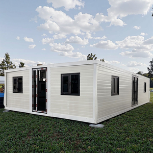 Casa Contenedor Expandible de 40 pies con Doble Expansión, 3 Dormitorios, 2 Baños, Certificación Europea, Edificio de Oficinas Moderno de Lujo a Prueba de Agua - Product Image 1