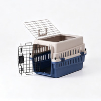 Cage de transport pour animaux de compagnie ventilée et respirante, ventilation multi-latérale, transport portable sur de longues distances