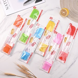 Silicone Spatula And Oil Brush 2 Piece Set Baking Tools Oven Safe Dishwasher Safe For Pastry Cooking - Product Image 2