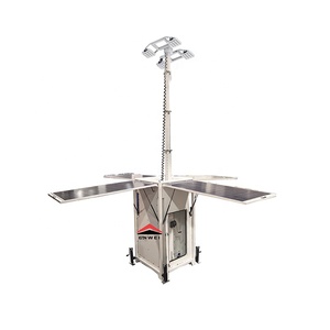 Système d'énergie solaire à forte adaptabilité, tour d'éclairage LED, panneaux solaires, tours LED pour l'éclairage des chantiers <span class=keywords><strong>de</strong></span> construction - Product Image 1