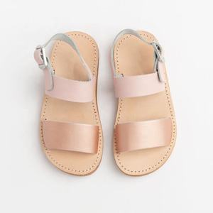 Sandales de plage mignonnes pour bébés filles, chaussures de plage Super mignonnes, en cuir plat avec sangle en T, pour enfants en bas âge - Product Image 1