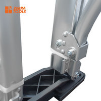 Échasses personnalisables en alliage d'aluminium de qualité industrielle pour cloisons sèches Ascenseurs de construction réglables Support d'outils à main OEM