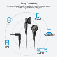 Vente en gros d'écouteurs intra-auriculaires originaux MX375, écouteurs de type plat, écouteurs stéréo, basses profondes pour Sennheiser IPHONE
