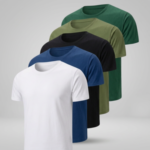 T-shirts à manches courtes pour hommes, coupe classique, respirants, séchage rapide, toutes tailles, avec logo personnalisé imprimé et brodé ODM - Product Image 2